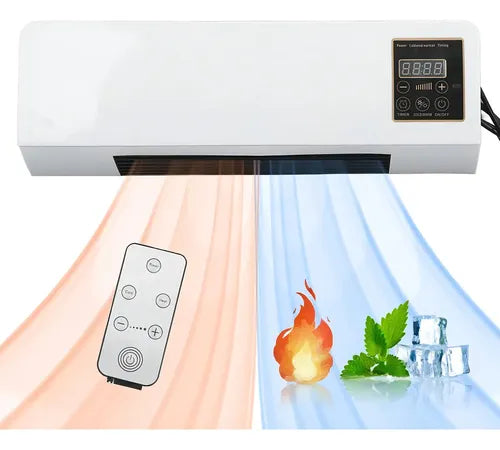 CALEFACTOR Y VENTILADOR DE PARED 2 EN 1