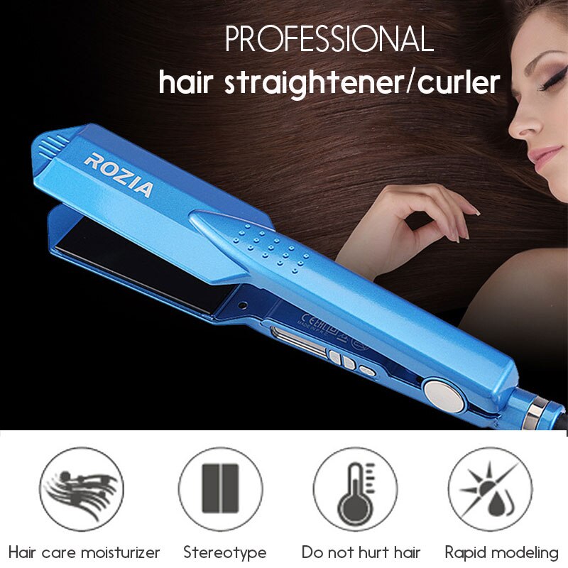 PLANCHA DE CABELLO PROFESIONAL 470°F CON TEMPERATURA AJUSTABLE