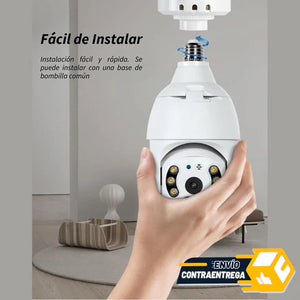 CAMARA FOCO  WiFi 360° CON VISION NOCTURNA