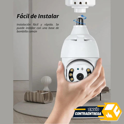 CAMARA FOCO  WiFi 360° CON VISION NOCTURNA