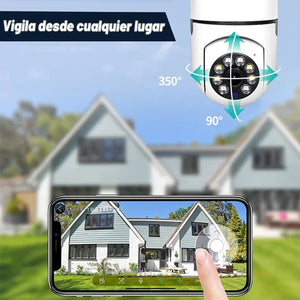 CAMARA FOCO  WiFi 360° CON VISION NOCTURNA